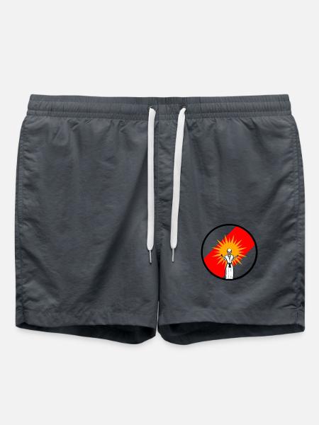 Ezidi Ezidxan woman praying. Yezidi flag - Swim Trunks - anthracite