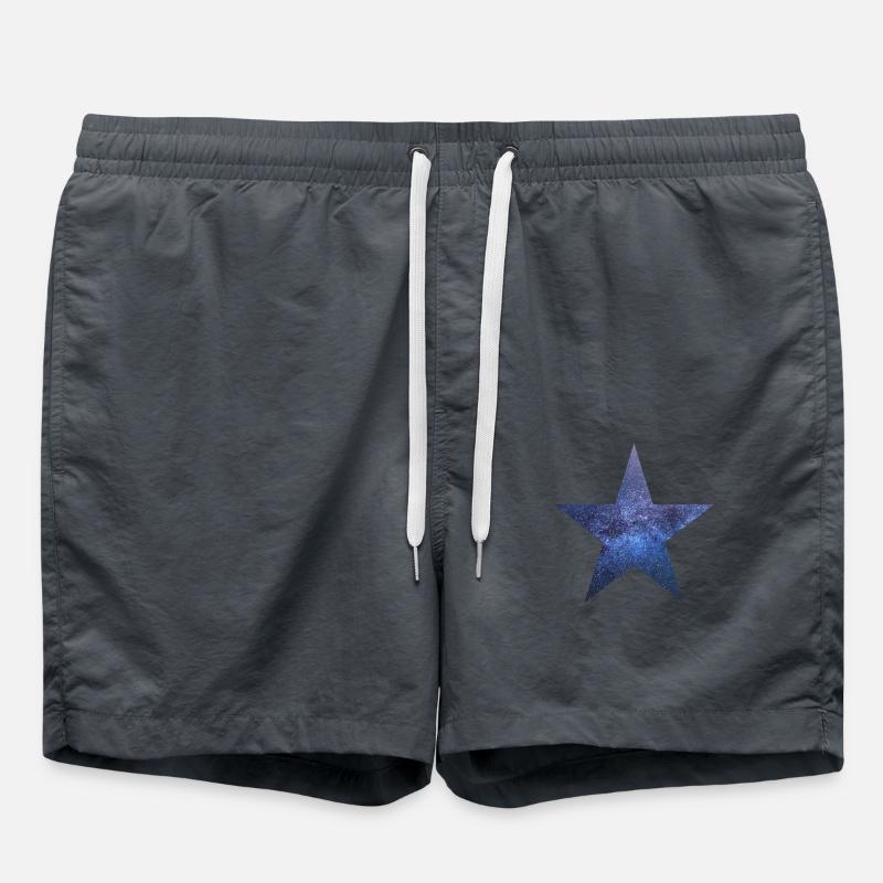 Starry Sky Blue - Swim Trunks - anthracite