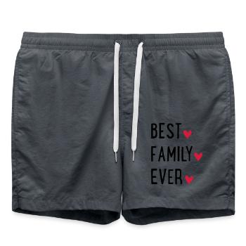 Meilleure famille - Short de bain - charbon - Devant - AI Model Male 185 light (185cm)