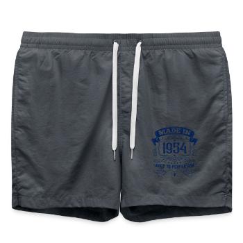 1954 Birthday Made in 1954 - Swim Trunks - anthracite - Front - AI Model Male 185 light (185cm)