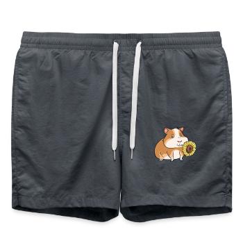 Cobaye cobaye fleur fleur rongeur - Short de bain - charbon - Devant - AI Model Male 185 light (185cm)