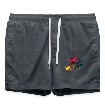 Just Jump Skydiver Just jump - Short de bain - charbon - Devant - AI Model Male 185 light (185cm)