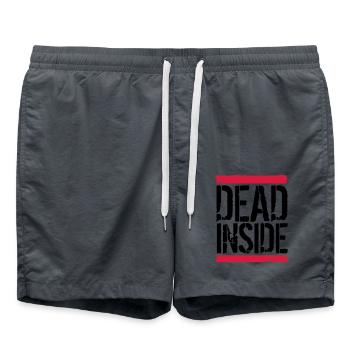 Innerlich Tot Logo - Badeshorts - Anthrazit - Vorne - AI Model Male 185 light (185cm)