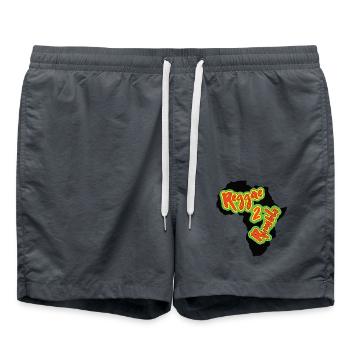 Reggae to Rumble - Short de bain - charbon - Devant - AI Model Male 185 light (185cm)