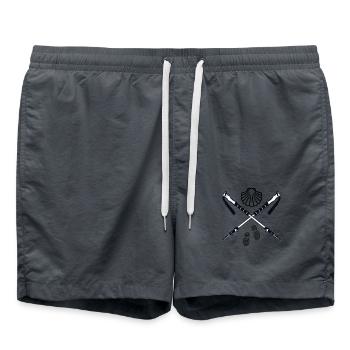 Chemin de Saint-Jacques - Short de bain - charbon - Devant - AI Model Male 185 light (185cm)