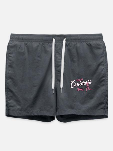 canicross, canicross dog, runs - Swim Trunks - anthracite