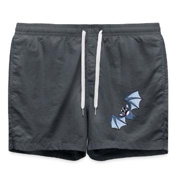 bat - Swim Trunks - anthracite - Front - AI Model Male 185 light (185cm)