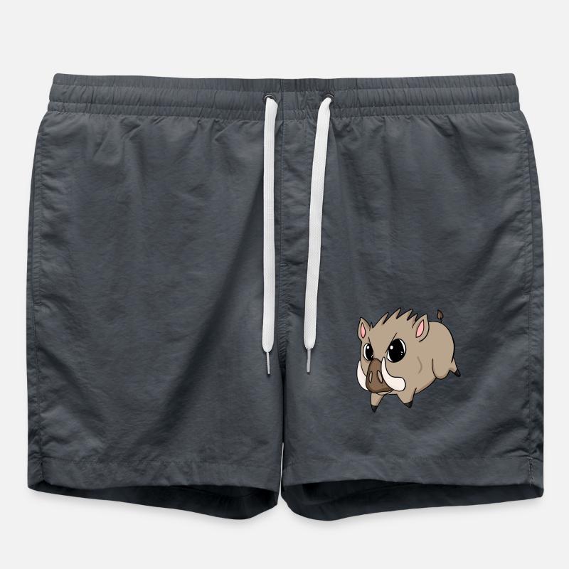 wild boar - Swim Trunks - anthracite