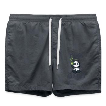 k-pop k pop kpop & and chill Korea music gift - Swim Trunks - anthracite - Front - AI Model Male 185 light (185cm)