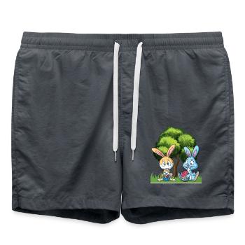 Easter easter easter Easter - Swim Trunks - anthracite - Front - AI Model Male 185 light (185cm)