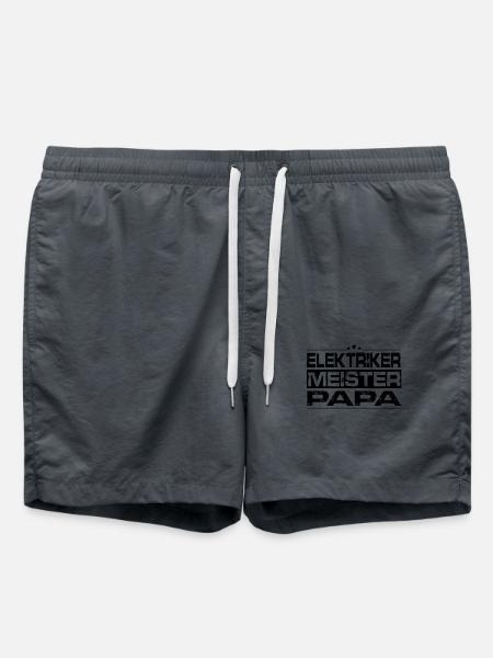 Elektriker Papa - Badeshorts - Anthrazit