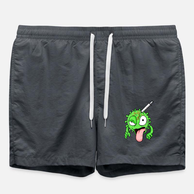 Virus vaccinated - Swim Trunks - anthracite