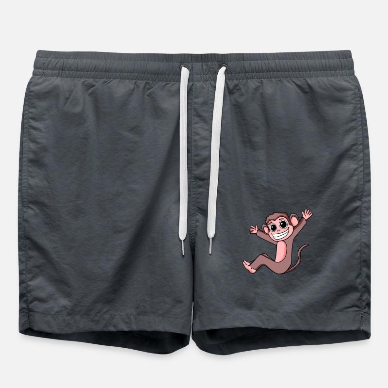 Affe - Badeshorts - Anthrazit