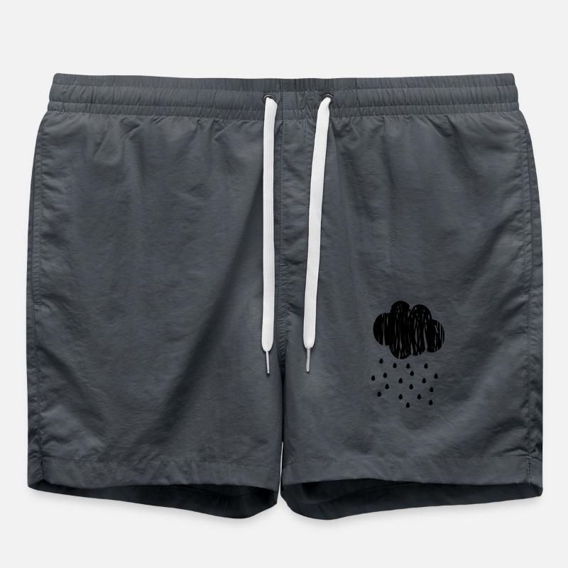 Rain cloud - Swim Trunks - anthracite