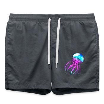 Qualle - Badeshorts - Anthrazit - Vorne - AI Model Male 185 light (185cm)