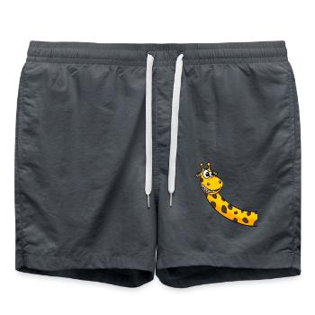 Girafe - Short de bain - charbon - Devant - AI Model Male 185 light (185cm)