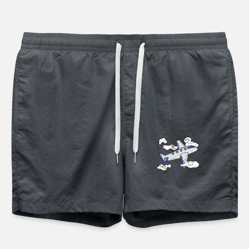airplane - Swim Trunks - anthracite