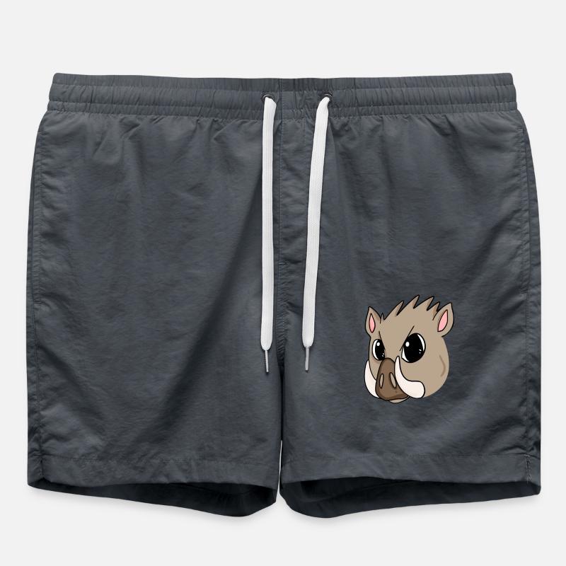 wild boar - Swim Trunks - anthracite