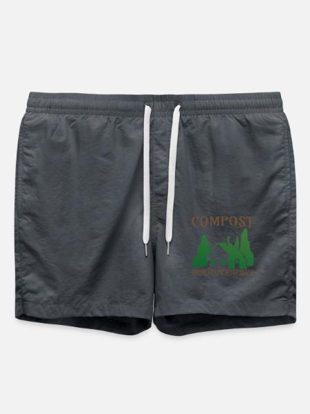 Garten Gärtnerei Gartenanlage - Badeshorts - Anthrazit