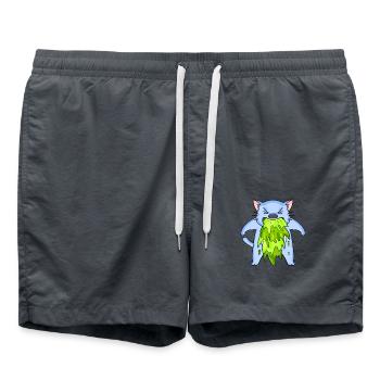 Vomissements - Short de bain - charbon - Devant - AI Model Male 185 light (185cm)