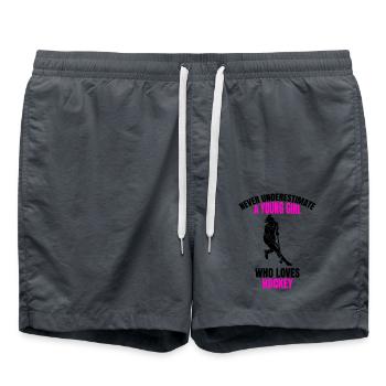 Hockey hockey femmes hockey hockey sur glace filles hockey - Short de bain - charbon - Devant - AI Model Male 185 light (185cm)