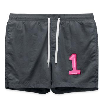 1 - Swim Trunks - anthracite - Front - AI Model Male 185 light (185cm)