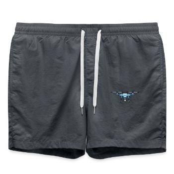 Drone Drone Drones - Swim Trunks - anthracite - Front - AI Model Male 185 light (185cm)