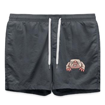 Mole Animal Gift - Swim Trunks - anthracite - Front - AI Model Male 185 light (185cm)