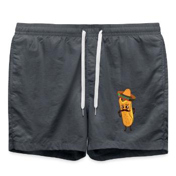 burrito - Swim Trunks - anthracite - Front - AI Model Male 185 light (185cm)