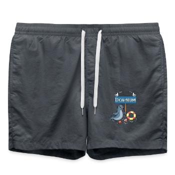 Moin Moin - Nordseebad Dornum - Badeshorts - Anthrazit - Vorne - AI Model Male 185 light (185cm)