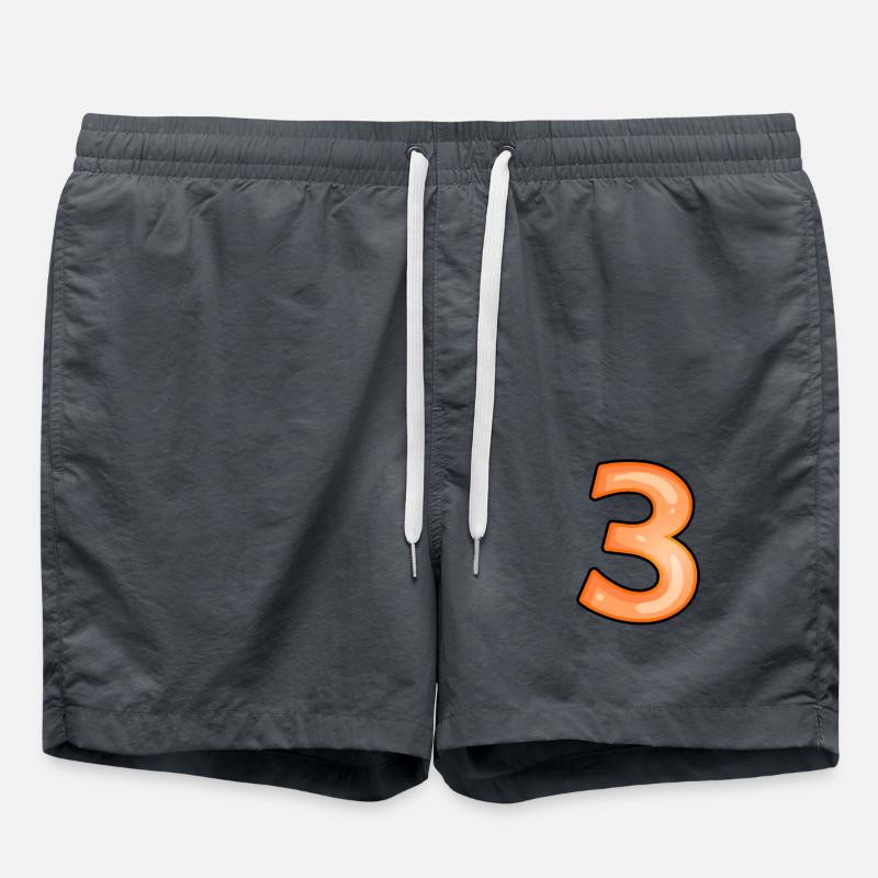 Nummer 3 - Badeshorts - Anthrazit