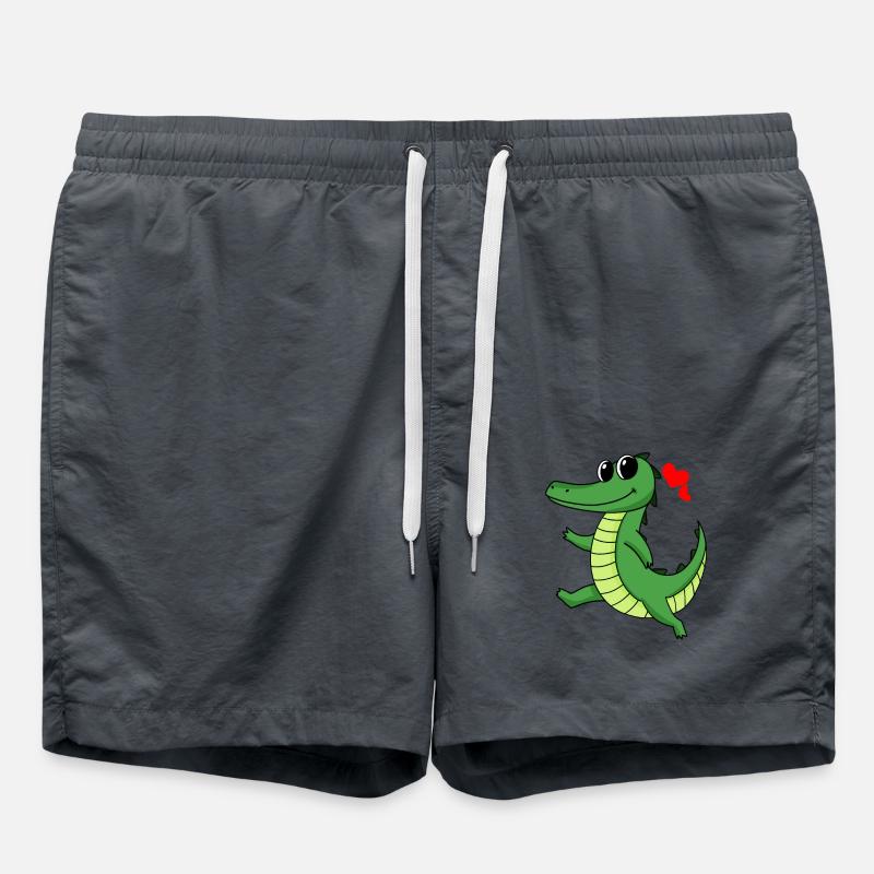 Crocodile - Swim Trunks - anthracite