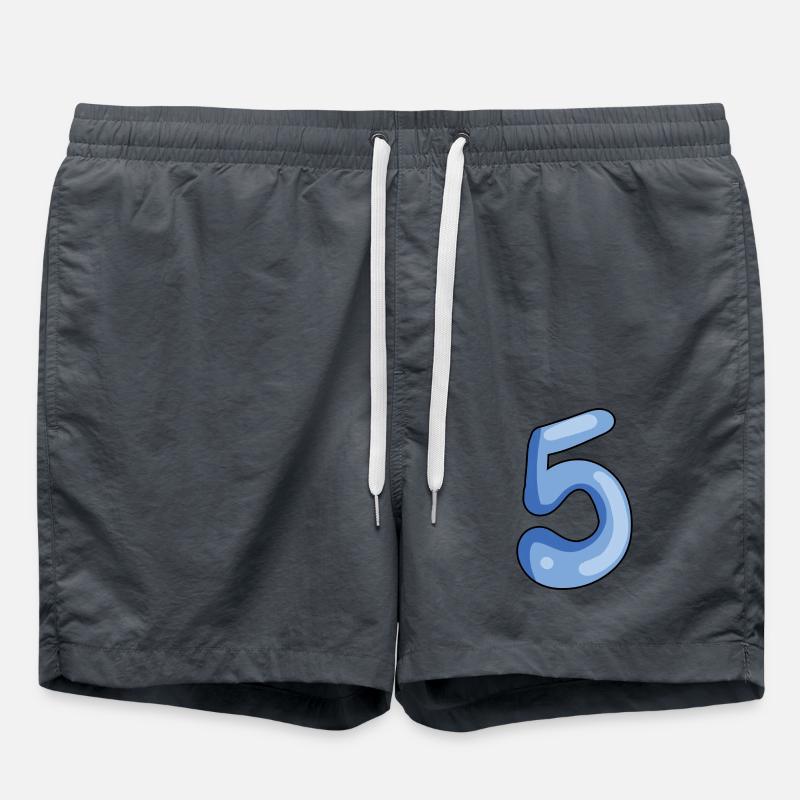 5 - Badeshorts - Anthrazit