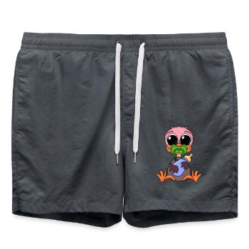 Bouquet Bébé - Short de bain - charbon - Devant - AI Model Male 185 light (185cm)