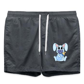 Bébé Garçon Lapin - Short de bain - charbon - Devant - AI Model Male 185 light (185cm)