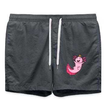 Axolotl - Swim Trunks - anthracite - Front - AI Model Male 185 light (185cm)