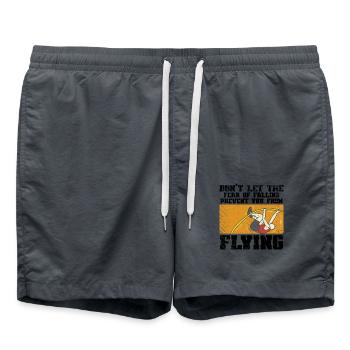 Saut à la perche - Short de bain - charbon - Devant - AI Model Male 185 light (185cm)