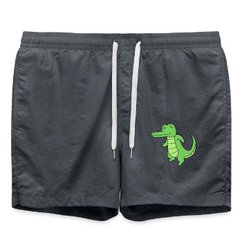 Crocodile - Short de bain - charbon - Devant - AI Model Male 185 light (185cm)