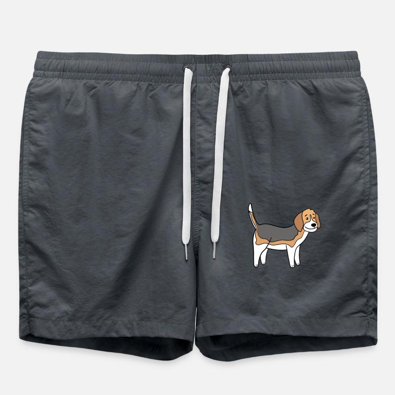 Beagle - Badeshorts - Anthrazit