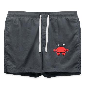 Crab - Swim Trunks - anthracite - Front - AI Model Male 185 light (185cm)