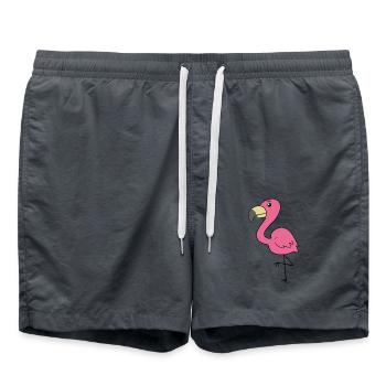 Flamingo - Swim Trunks - anthracite - Front - AI Model Male 185 light (185cm)