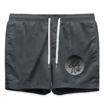 Ramoneur Cadeau Ramoneur Ramoneur De Nourriture - Short de bain - charbon - Devant - AI Model Male 185 light (185cm)