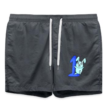 1 an 1 cadeau d’anniversaire - Short de bain - charbon - Devant - AI Model Male 185 light (185cm)
