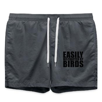 Oiseau - Short de bain - charbon - Devant - AI Model Male 185 light (185cm)