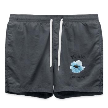 Weltbeste Patentante - Badeshorts - Anthrazit - Vorne - AI Model Male 185 light (185cm)