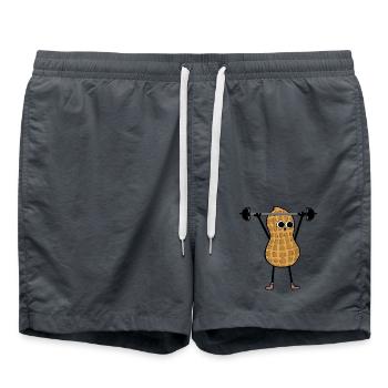 Sports actifs Peanut Fitness Training Poids - Short de bain - charbon - Devant - AI Model Male 185 light (185cm)