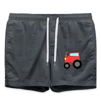 Traktor - Badeshorts - Anthrazit - Vorne - AI Model Male 185 light (185cm)