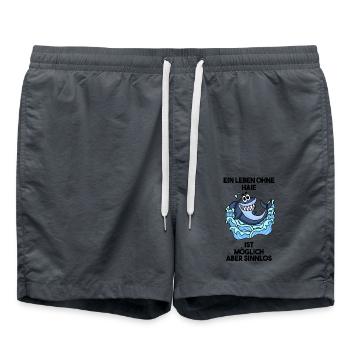 Hai - Badeshorts - Anthrazit - Vorne - AI Model Male 185 light (185cm)