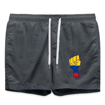 Colombie - Short de bain - charbon - Devant - AI Model Male 185 light (185cm)