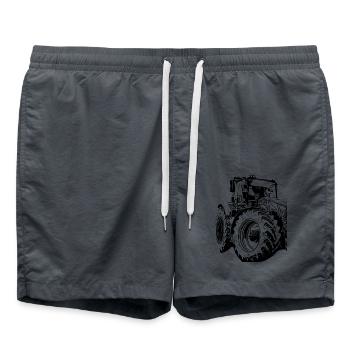 Traktor - Badeshorts - Anthrazit - Vorne - AI Model Male 185 light (185cm)